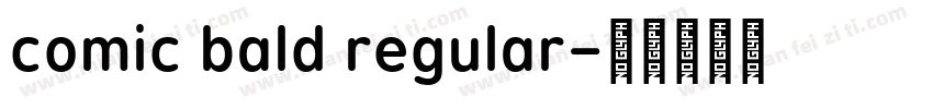 comic bald regular字体转换
